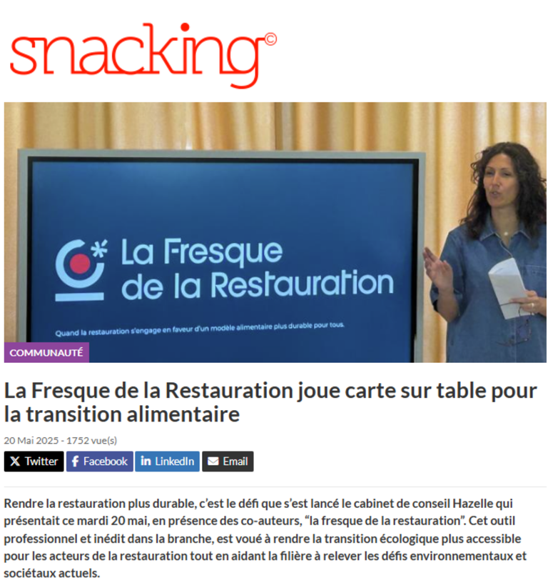 SNACKING Fresque de la Resaturation